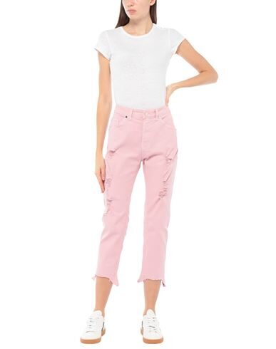 Shop Nora Barth Woman Jeans Pink Size 27 Cotton, Elastane