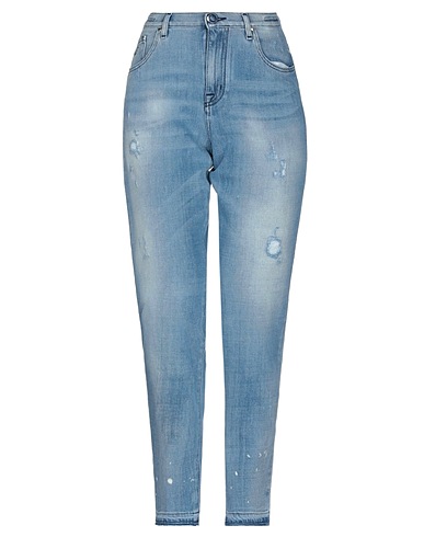 JACOB COHЁN Baggy Blue 96% Cotton, 4% Elastane