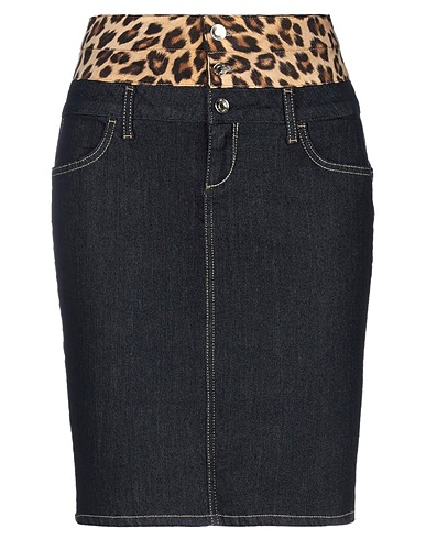 LIU •JO Denim skirt Blue 76% Cotton, 22% Polyester, 2% Elastane