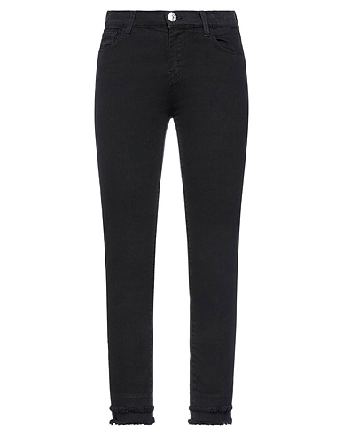 MY TWIN TWINSET Denim trousers Black 98% Cotton, 2% Elastane