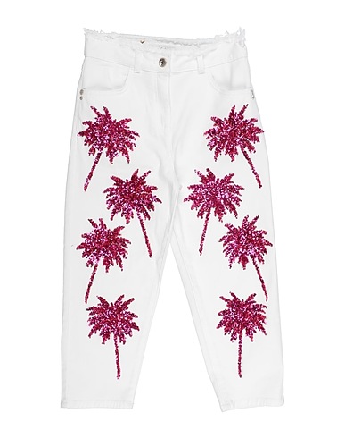 PATRIZIA PEPE Pantaloni jeans Bianco 97% Cotone, 3% Elastan