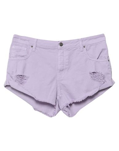 Vicolo Denim Shorts In Lilac
