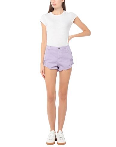 Vicolo Denim Shorts In Lilac
