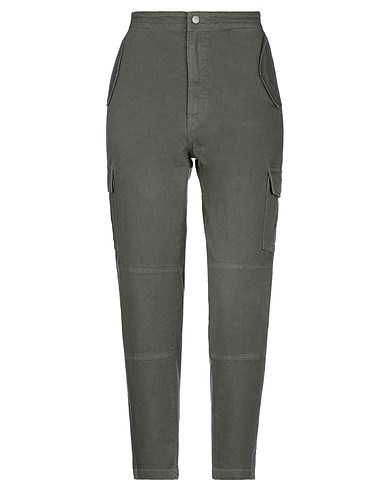 J BRAND Denim trousers Military green 98% Cotton, 2% Elastane
