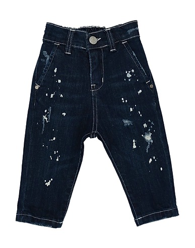 MANUELL & FRANK Denim pants Blue 99% Cotton, 1% Elastane