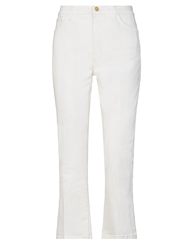 MANILA GRACE Modèle Boot Cut BIANCO 98% Coton, 2% Élasthanne