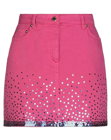ALBERTA FERRETTI Jupe en jean Mauve 100% Coton