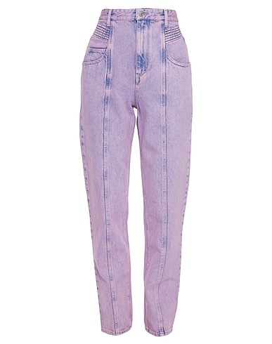 MARANT ÉTOILE Denim pants Pink 100% Cotton