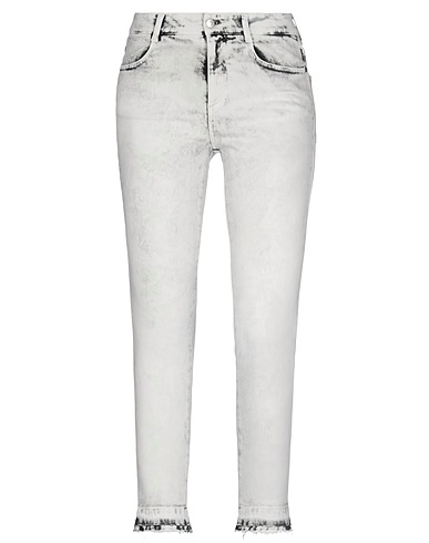 STELLA McCARTNEY Denim pants Light grey 98% Cotton, 2% Elastane