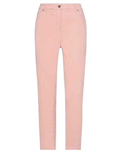 CLIPS MORE Denim trousers Antique rose 91% Cotton, 6% Polyester, 3% Elastane