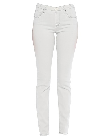JACOB COHЁN Denim trousers Light grey 72% Cotton, 17% Polyester, 9% Viscose, 2% Elastane