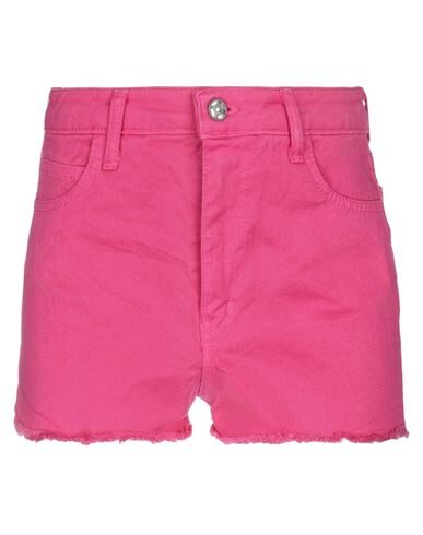 Kontatto Denim Shorts In Fuchsia