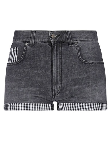 GAëLLE Paris Denim shorts Black 100% Cotton