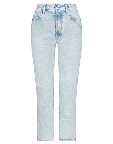 SSHEENA Denim pants Blue 100% Cotton