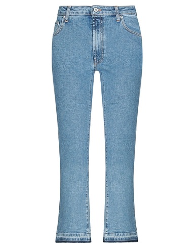 OTTOD'AME Bootcut Jeans Blue 99% Cotton, 1% Elastane