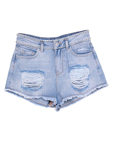 MY TWIN TWINSET Denim shorts Blue 100% Cotton, Polyester