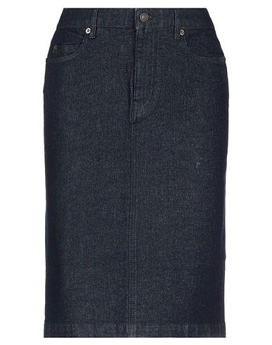 BELSTAFF Denim skirt Blue 99% Cotton, 1% Elastane
