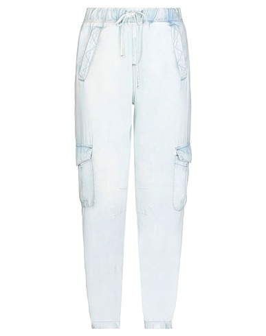 MANILA GRACE Denim pants Blue 100% Lyocell