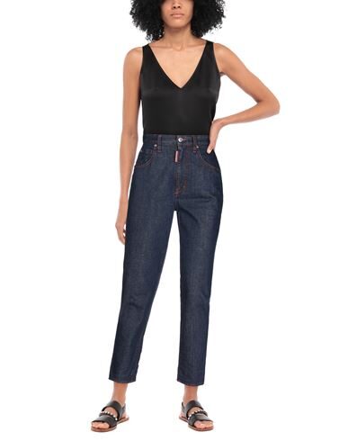 Shop Dsquared2 Woman Jeans Blue Size 00 Cotton, Elastane