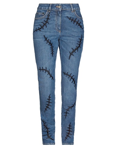 MOSCHINO Denim trousers COUTURE Blue 98% Cotton, 2% Elastane