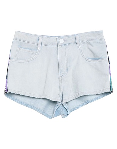 P_JEAN Denim shorts Blue 100% Cotton