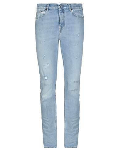 BUSCEMI Denim trousers Blue 99% Cotton, 1% Elastane