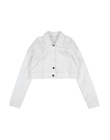 LIU •JO Giubbotto jeans Bianco 97% Cotone, 3% Elastan