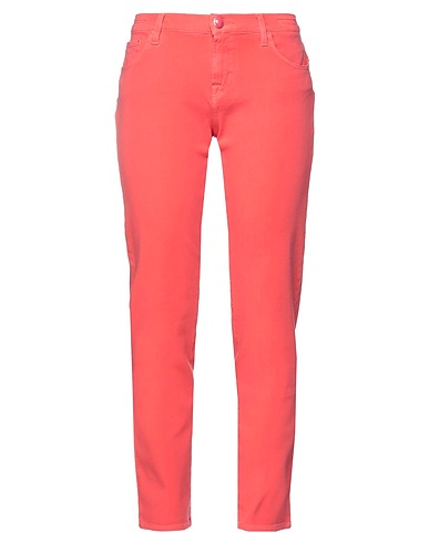 JACOB COHЁN Denim pants Coral 57% Cotton, 21% Lyocell, 17% Polyester, 5% Elastane