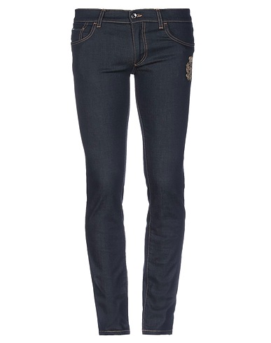 DOLCE&GABBANA Jeans Nachtblau 98% Baumwolle, 2% Elastan, Seide, Viskose, Kalbsleder