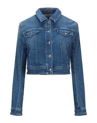 PEPE JEANS デニムブルゾン ブルー コットン 99% / ポリウレタン 1% / ナイロン / ガラス / 金属