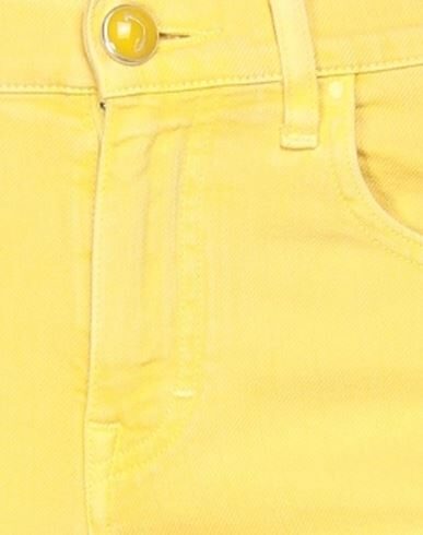 Shop Jacob Cohёn Woman Jeans Yellow Size 29 Cotton, Elastane