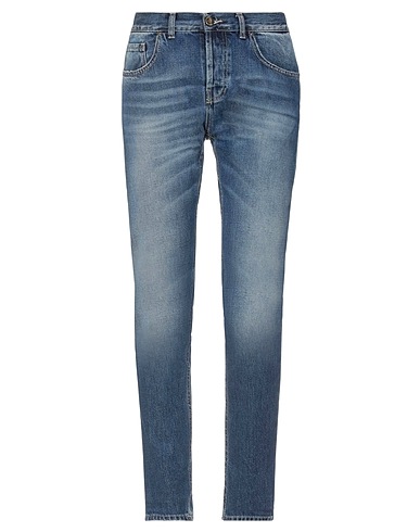 FRANKIE MORELLO Denim trousers Blue 100% Cotton