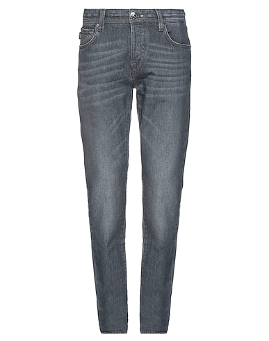 TRAMAROSSA Denim trousers Lead 98% Cotton, 2% Elastane