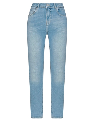 SUPERDRY Denim trousers Blue 89% Cotton, 6% Polyester, 5% Elastane