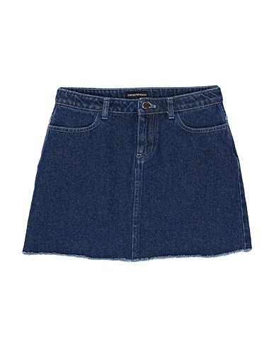 EMPORIO ARMANI Denim skirt Blue 100% Cotton