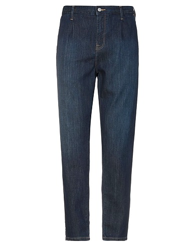 ARMANI EXCHANGE Denim trousers Blue 75% Cotton, 18% Elastomultiester, 7% Linen