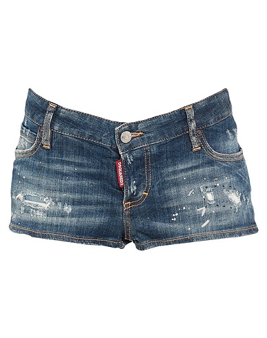 DSQUARED2 Shorts Blau 98% Baumwolle, 2% Elastan