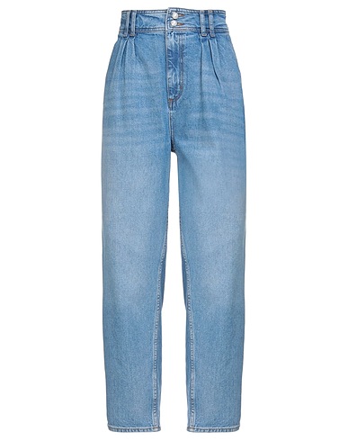 SANDRO Denim pants Blue 100% Cotton