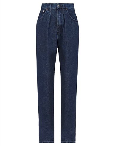 ALBERTA FERRETTI Denim pants Blue 100% Cotton