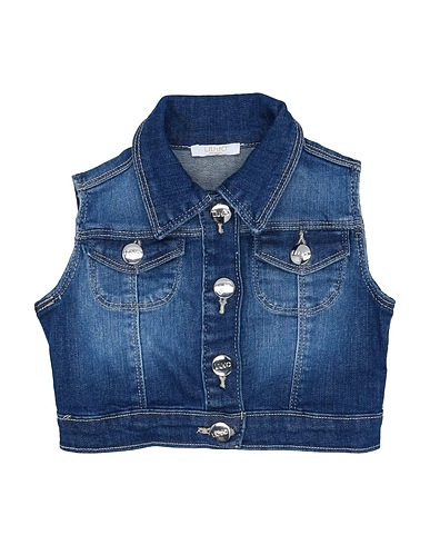 LIU •JO Denim jacket Blue 98% Cotton, 2% Elastane
