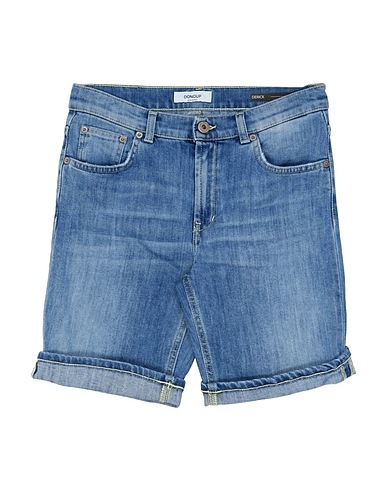 DONDUP Denim shorts Blue 89% Cotton, 11% Elastomultiester