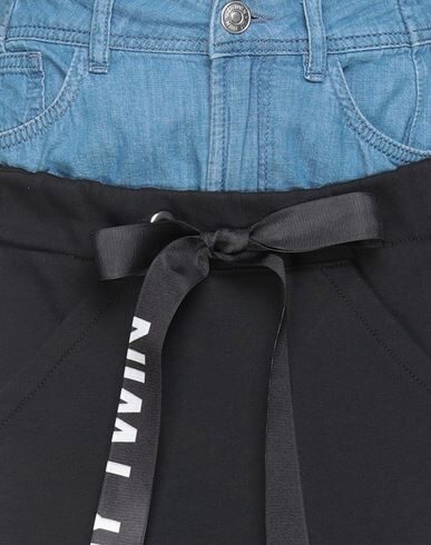 My Twin Twinset Denim Skirts In Black