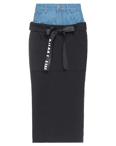 My Twin Twinset Denim Skirts In Black