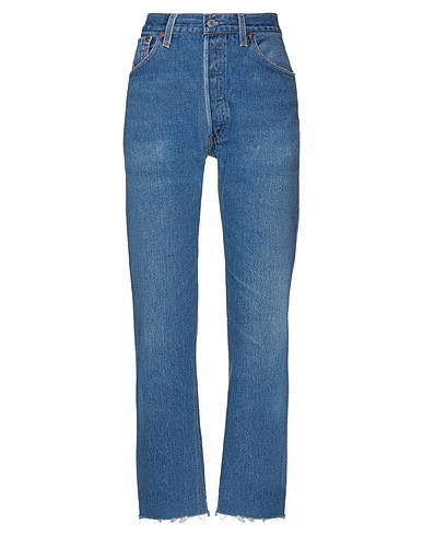 RE/DONE with LEVI'S Denim trousers Blue 100% Cotton
