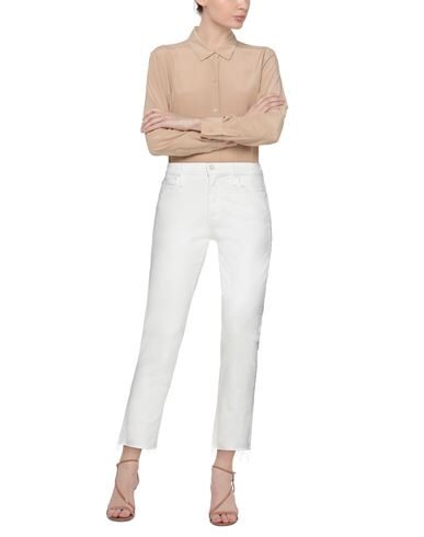 Mother Denim Pants In Ivory
