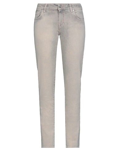 JACOB COHЁN Denim trousers Grey 97% Cotton, 3% Elastane