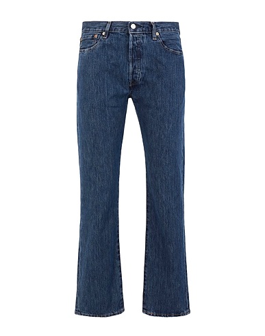 LEVI'S Pantaloni jeans 501 LEVI'S ORIGINAL  Blu 100% Cotone