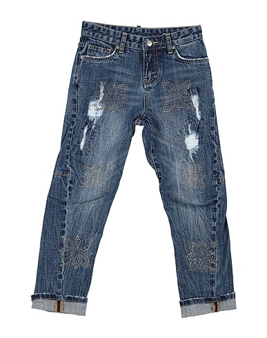 JOHN RICHMOND Denim trousers Blue 99% Cotton, 1% Elastane