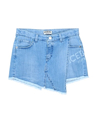 ICEBERG Shorts jeans Blu 98% Cotone, 2% Elastan