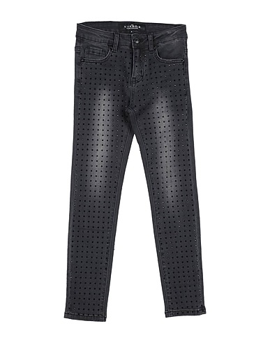 JOHN RICHMOND Denim pants Black 70% Cotton, 25% Polyester, 3% Viscose, 2% Elastane
